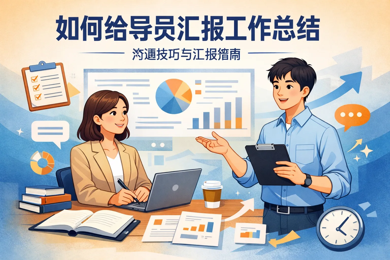 如何给导员汇报工作总结