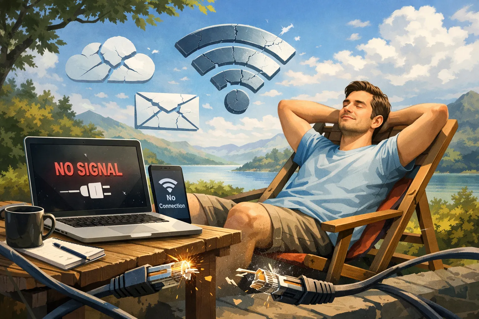 工作网络如何暂时断开