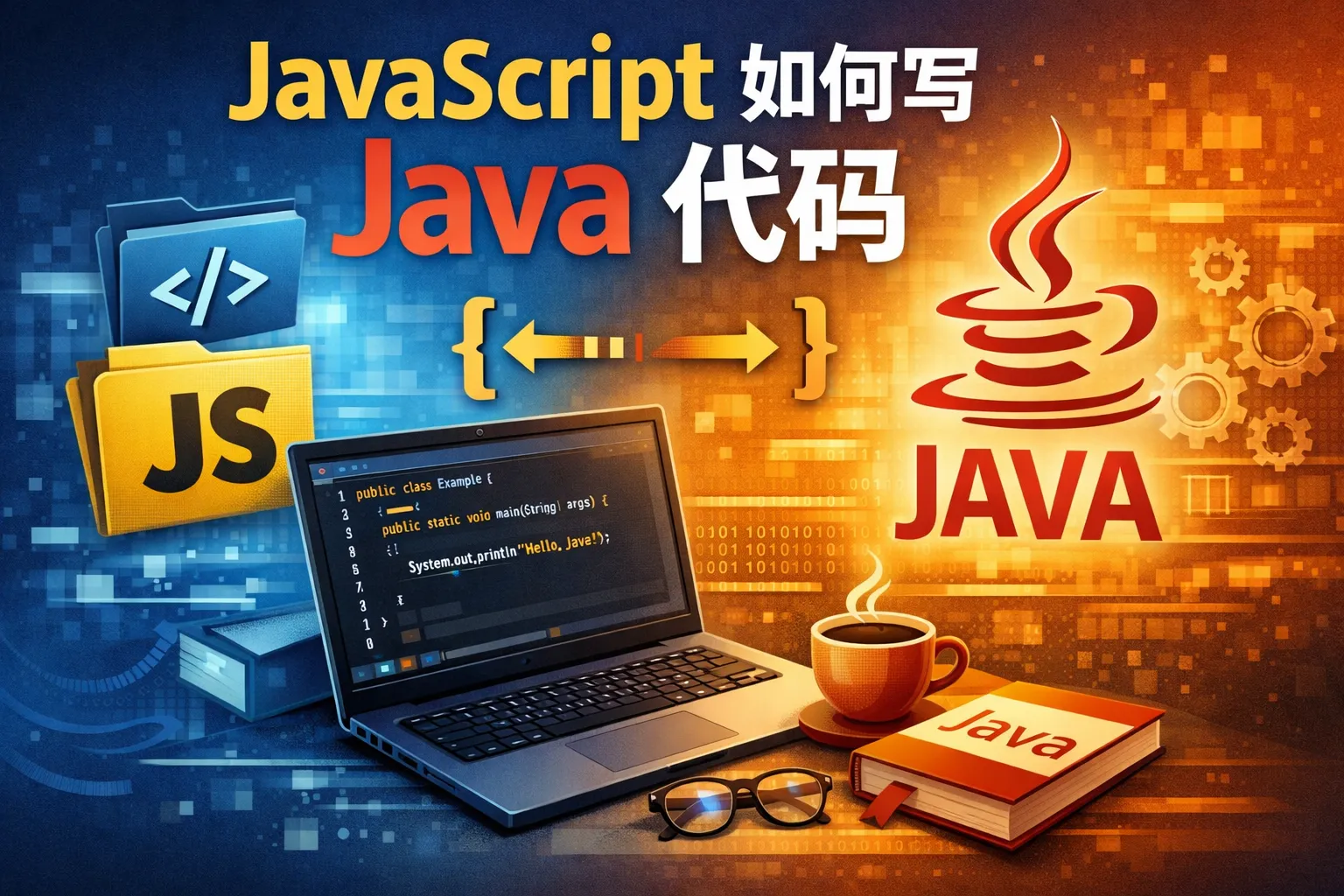 javascript如何写java代码