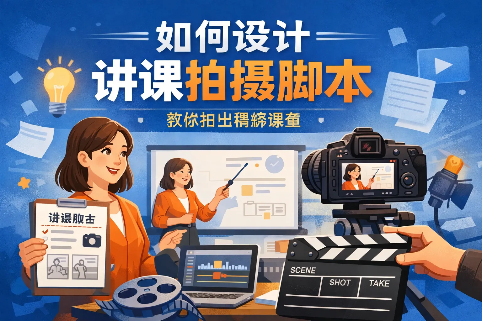 如何设计讲课拍摄脚本