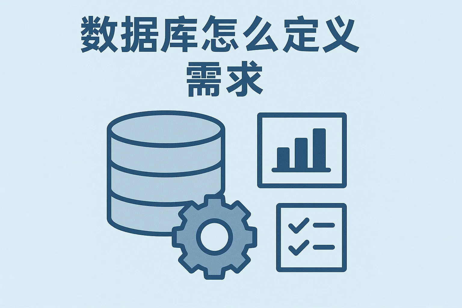 数据库怎么定义需求