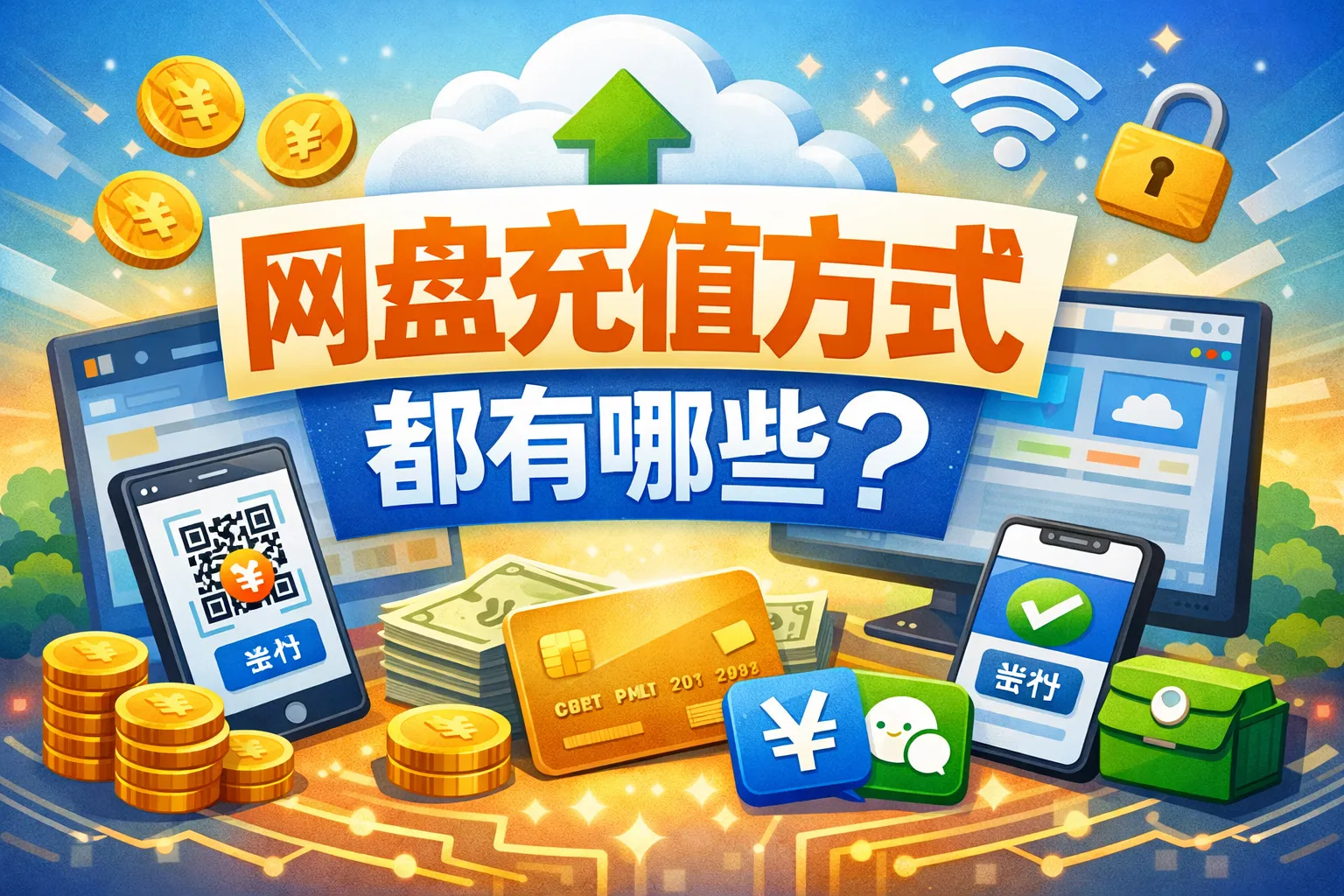 网盘充值方式都有哪些