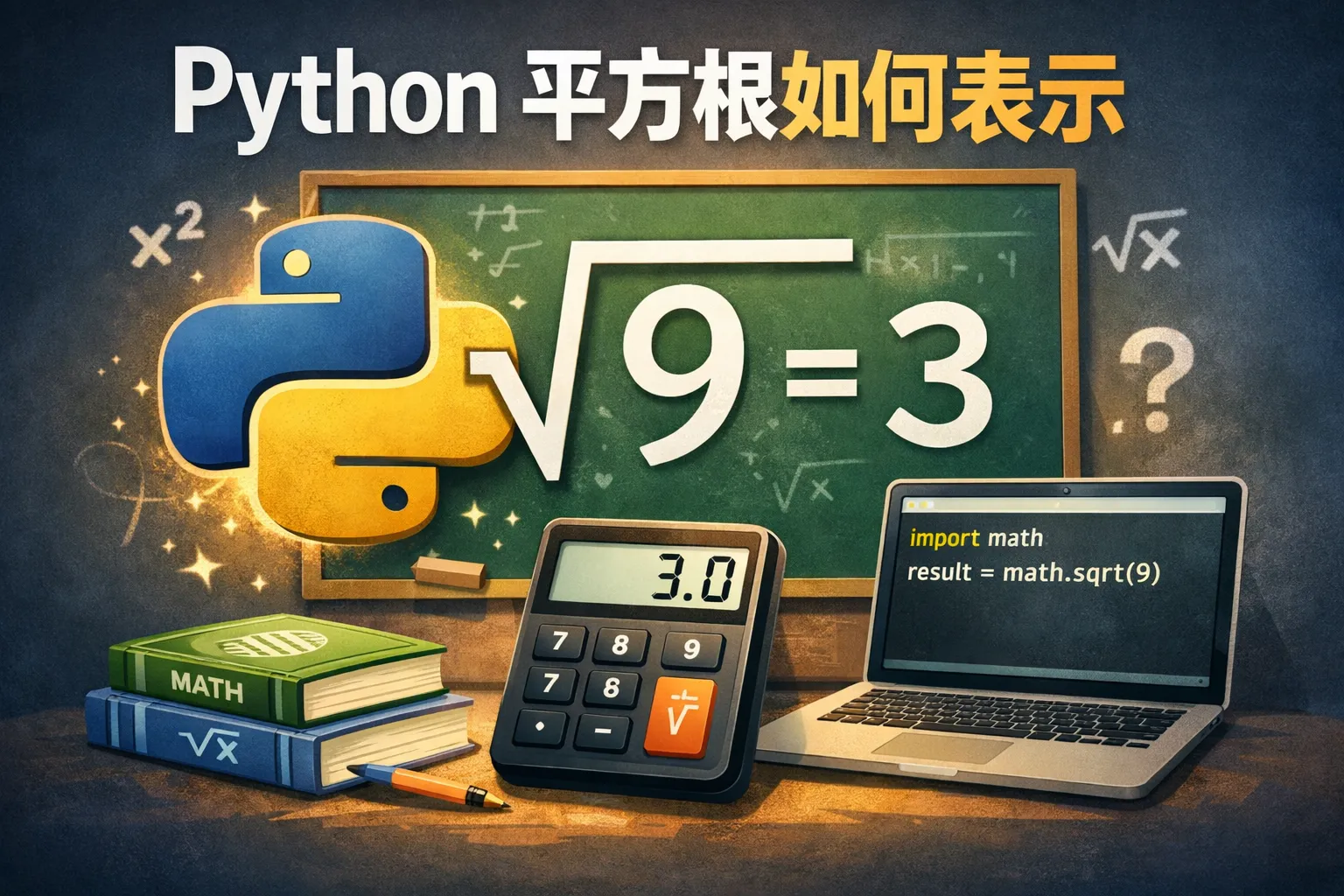 python平方根如何表示