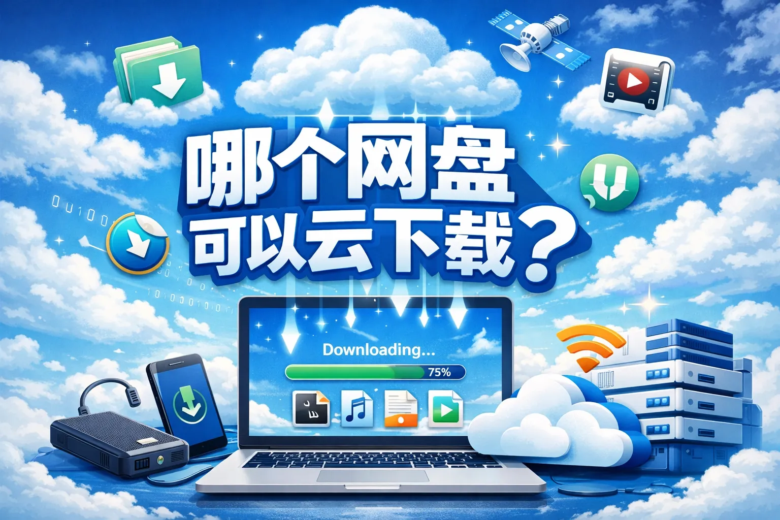 哪个网盘可以云下载