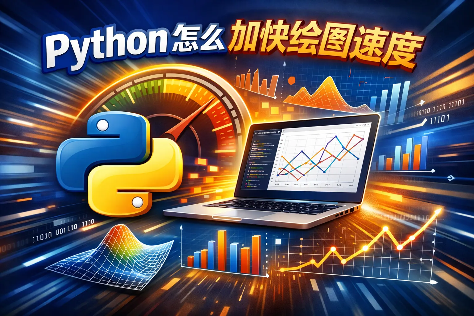 python怎么加快绘图速度