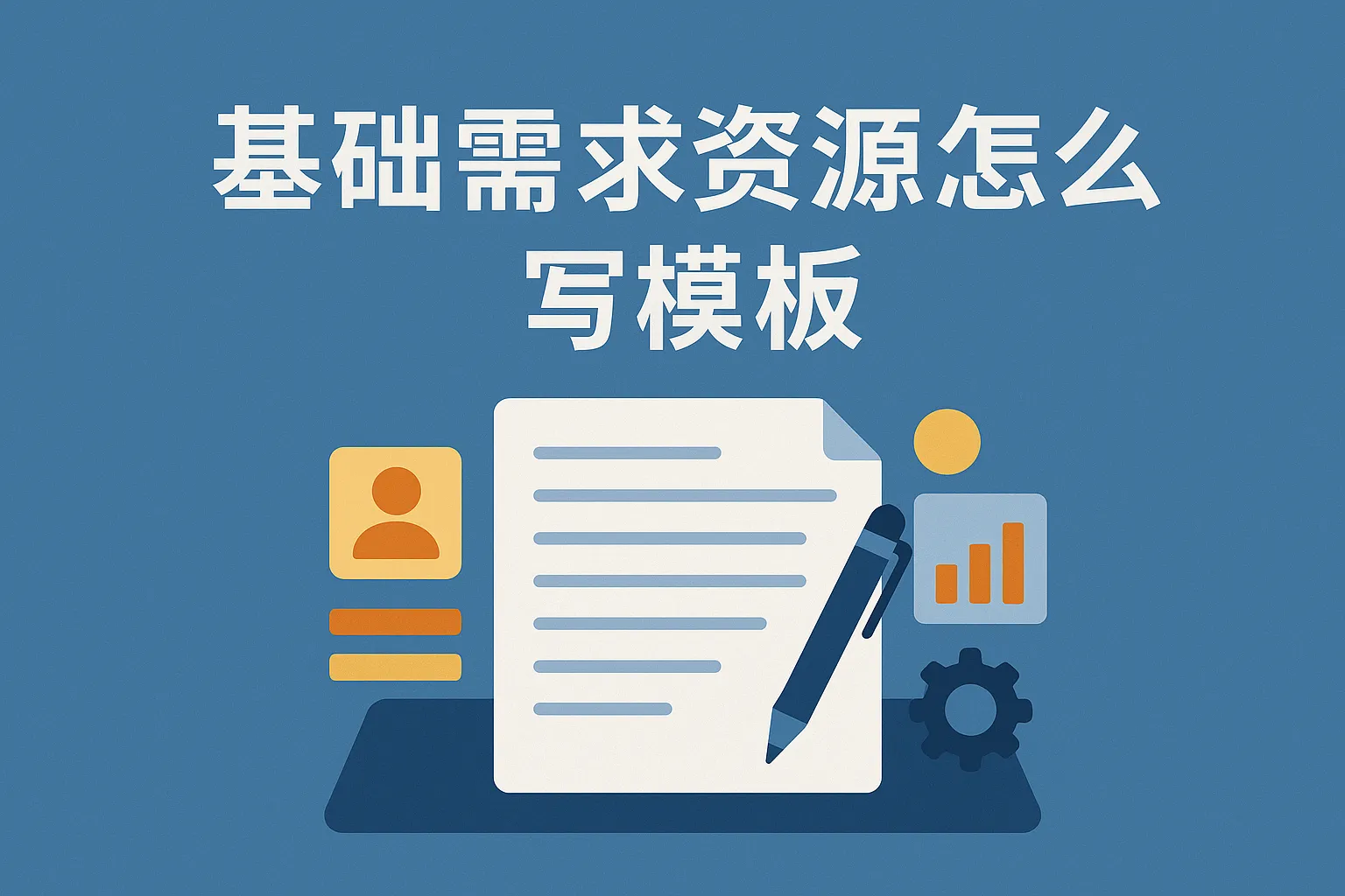 基础需求资源怎么写模板
