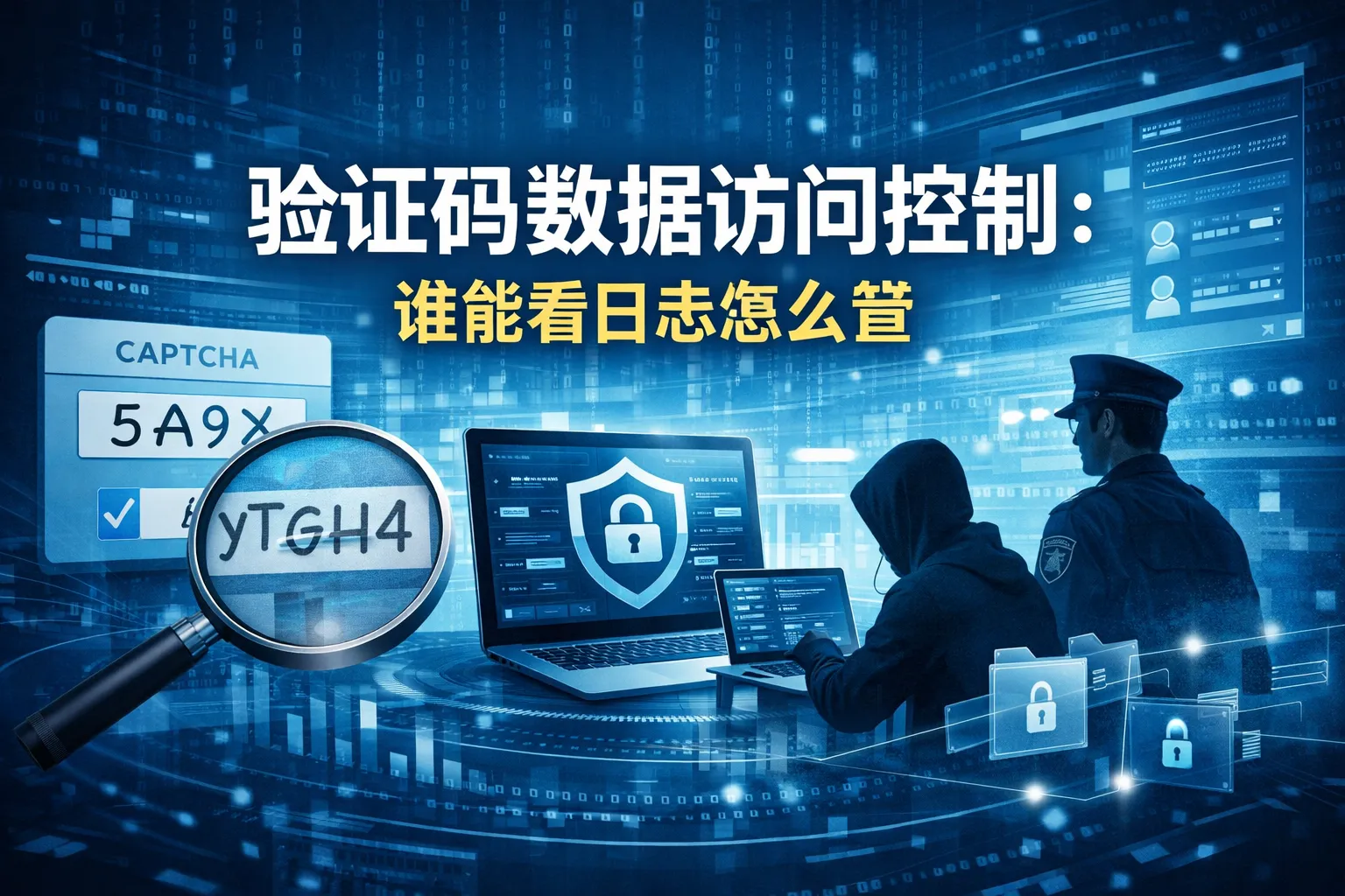 验证码数据访问控制:谁能看日志怎么管