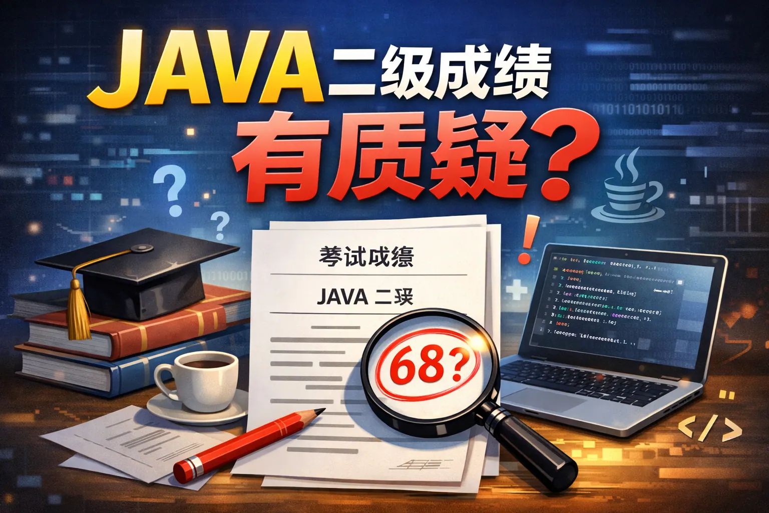 java二级成绩有质疑