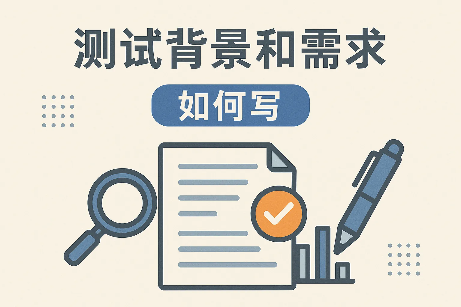 测试背景和需求怎么写
