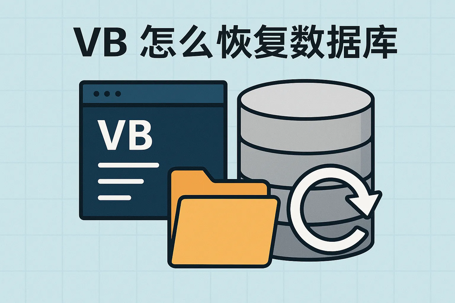 vb怎么恢复数据库