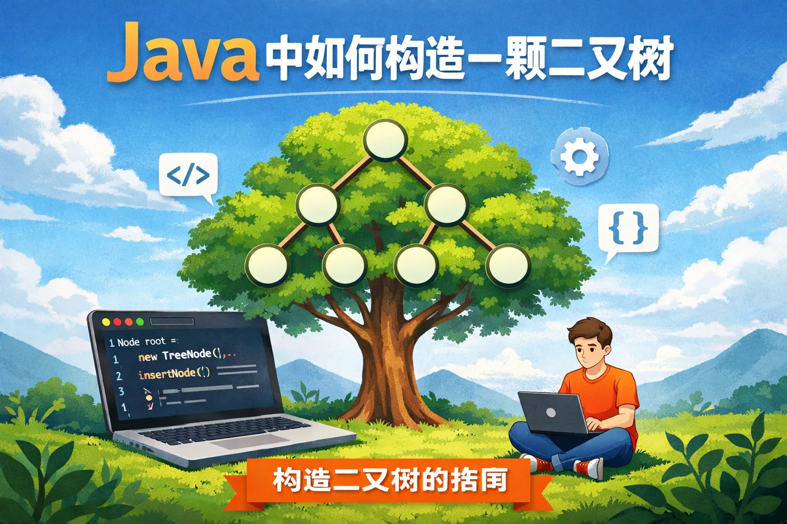 java中如何构造一颗二叉树