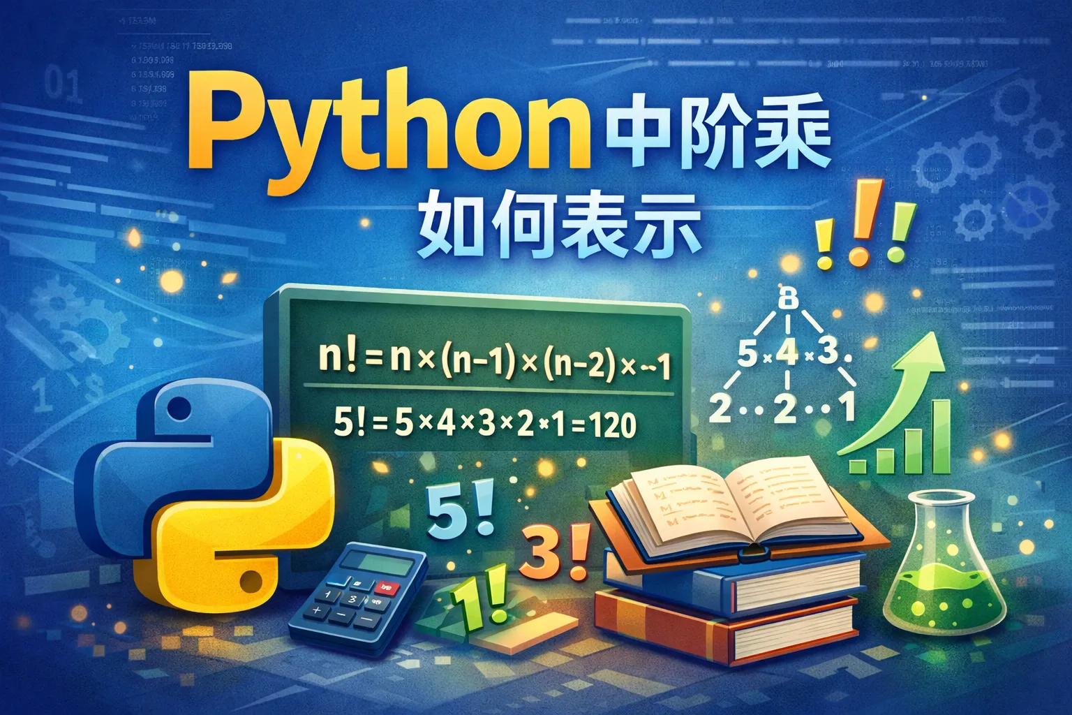 python中阶乘如何表示