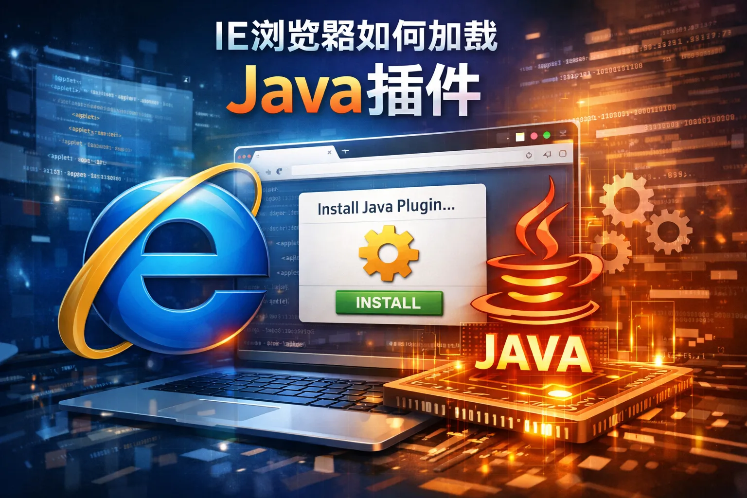 ie浏览器如何加载java插件