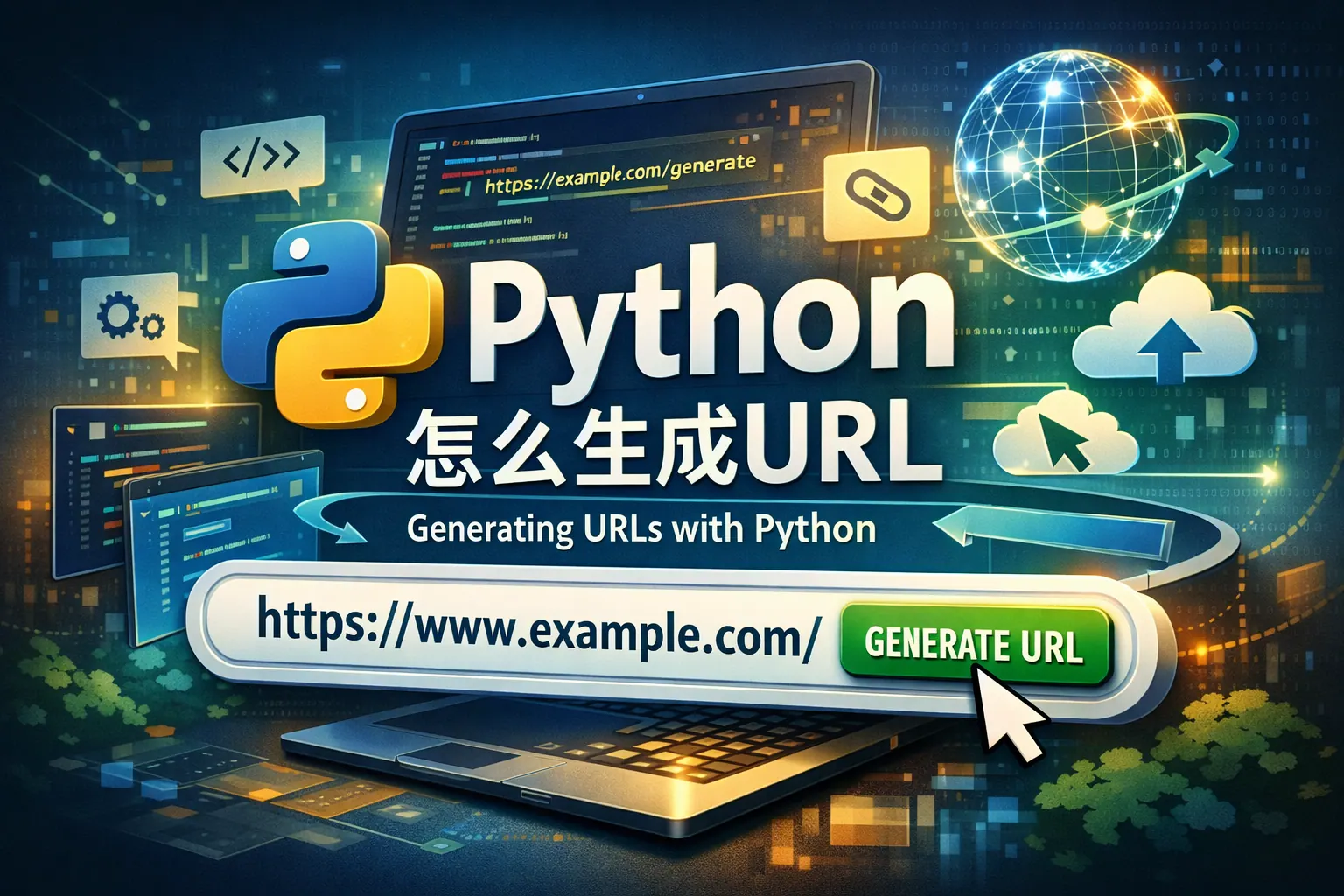 python 怎么生成url