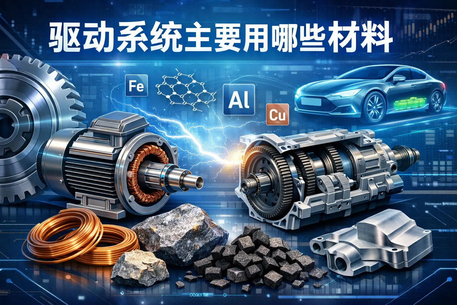 驱动系统主要用哪些材料