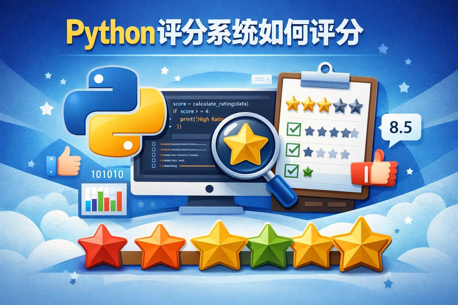 python评分系统如何评分