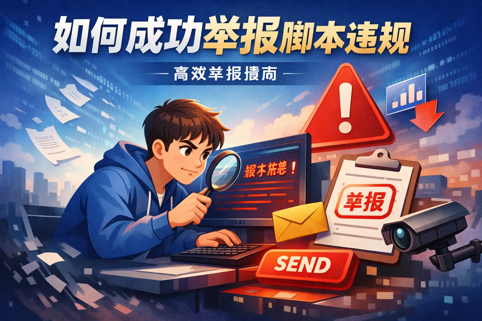 如何成功举报脚本违规