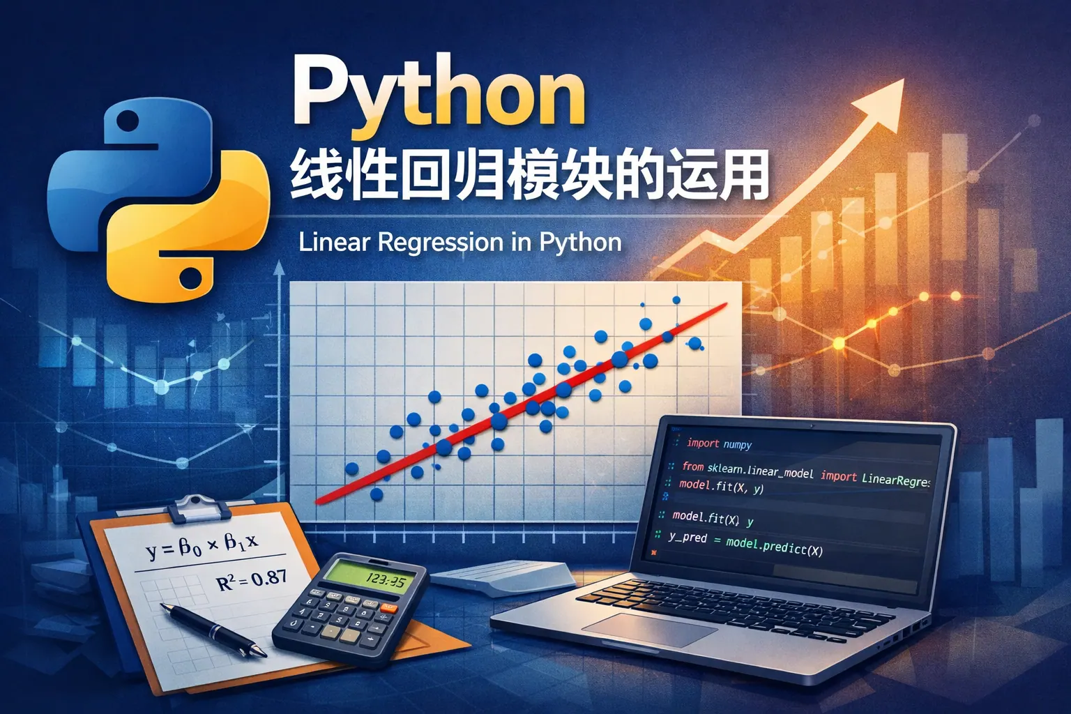 python线性回归模块的运用