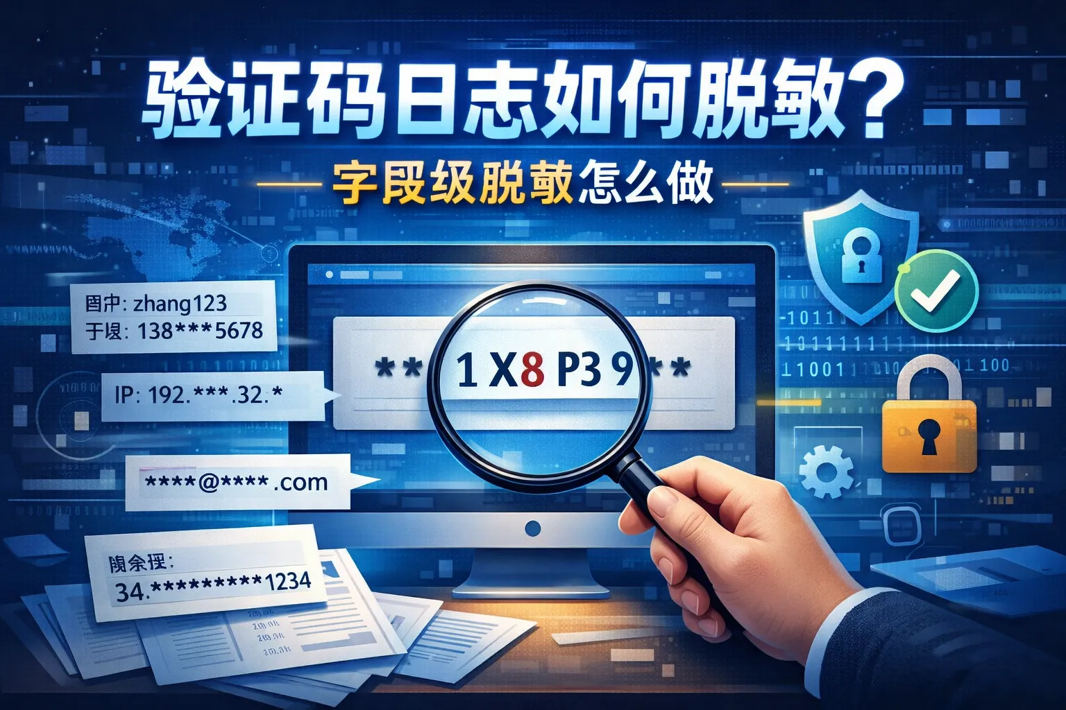 验证码日志如何脱敏?字段级脱敏怎么做