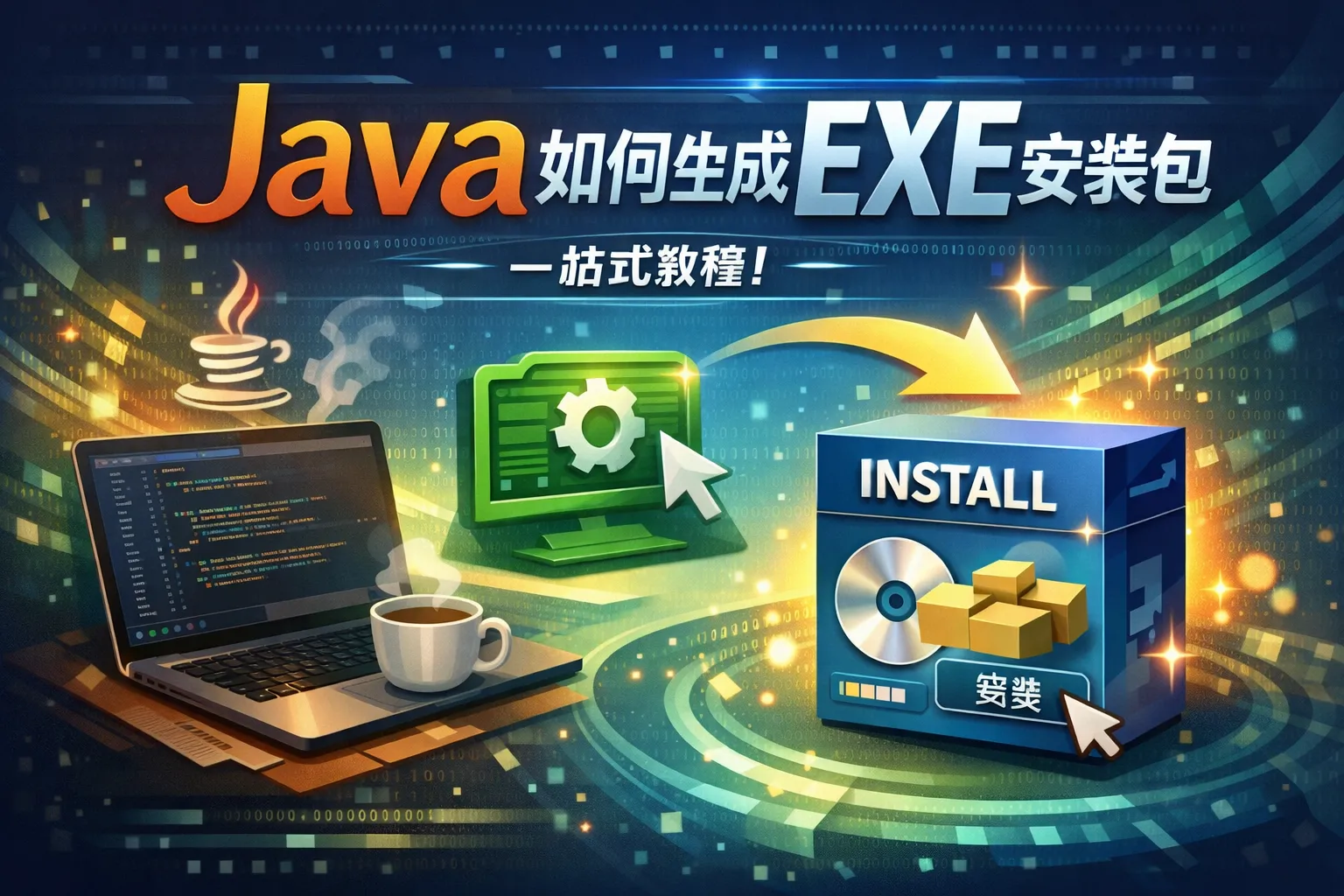 java如何生成exe安装包