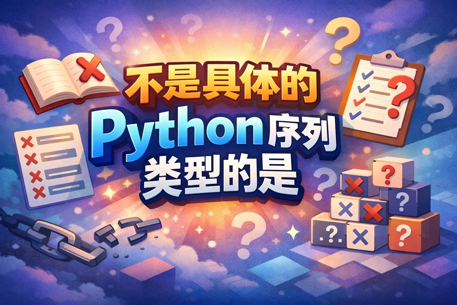 不是具体的python序列类型的是