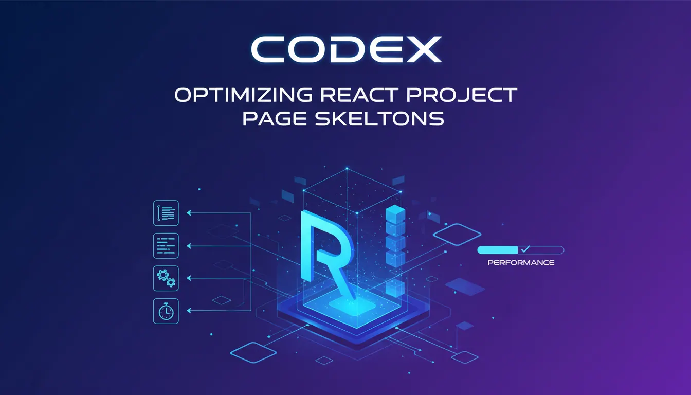Codex 如何优化 React 项目的页面骨架