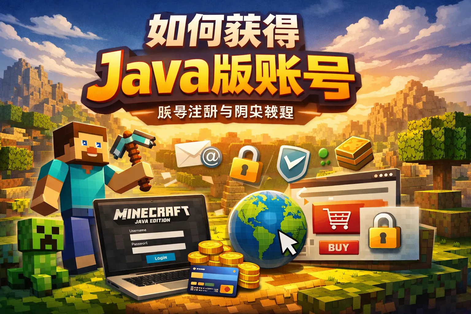 如何获得java版账号