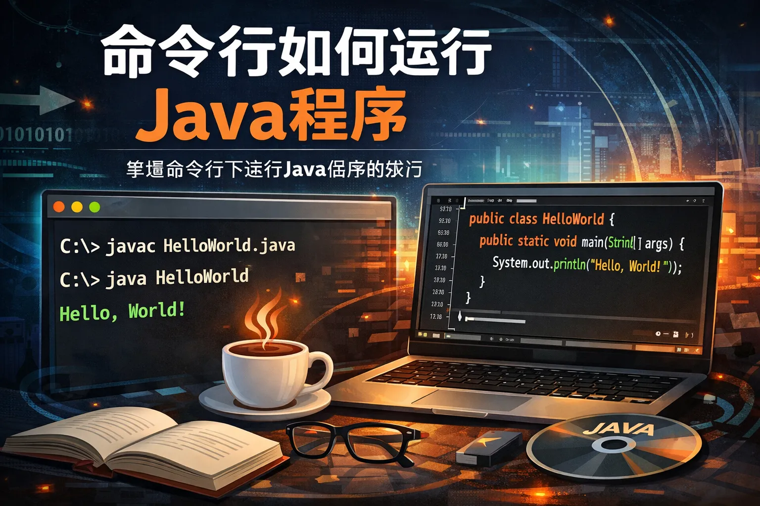 命令行如何运行java程序
