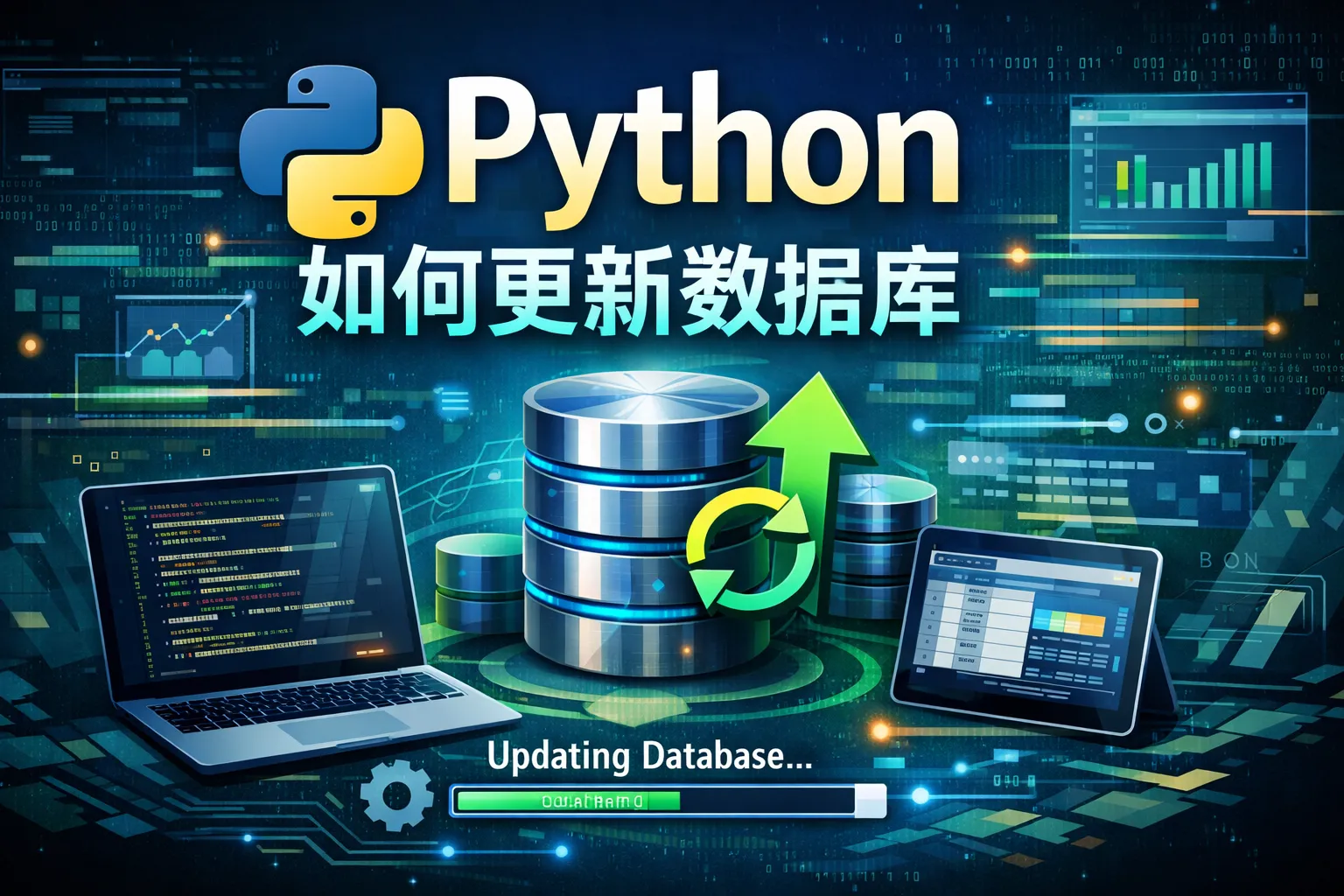 python如何更新数据库数据库数据库