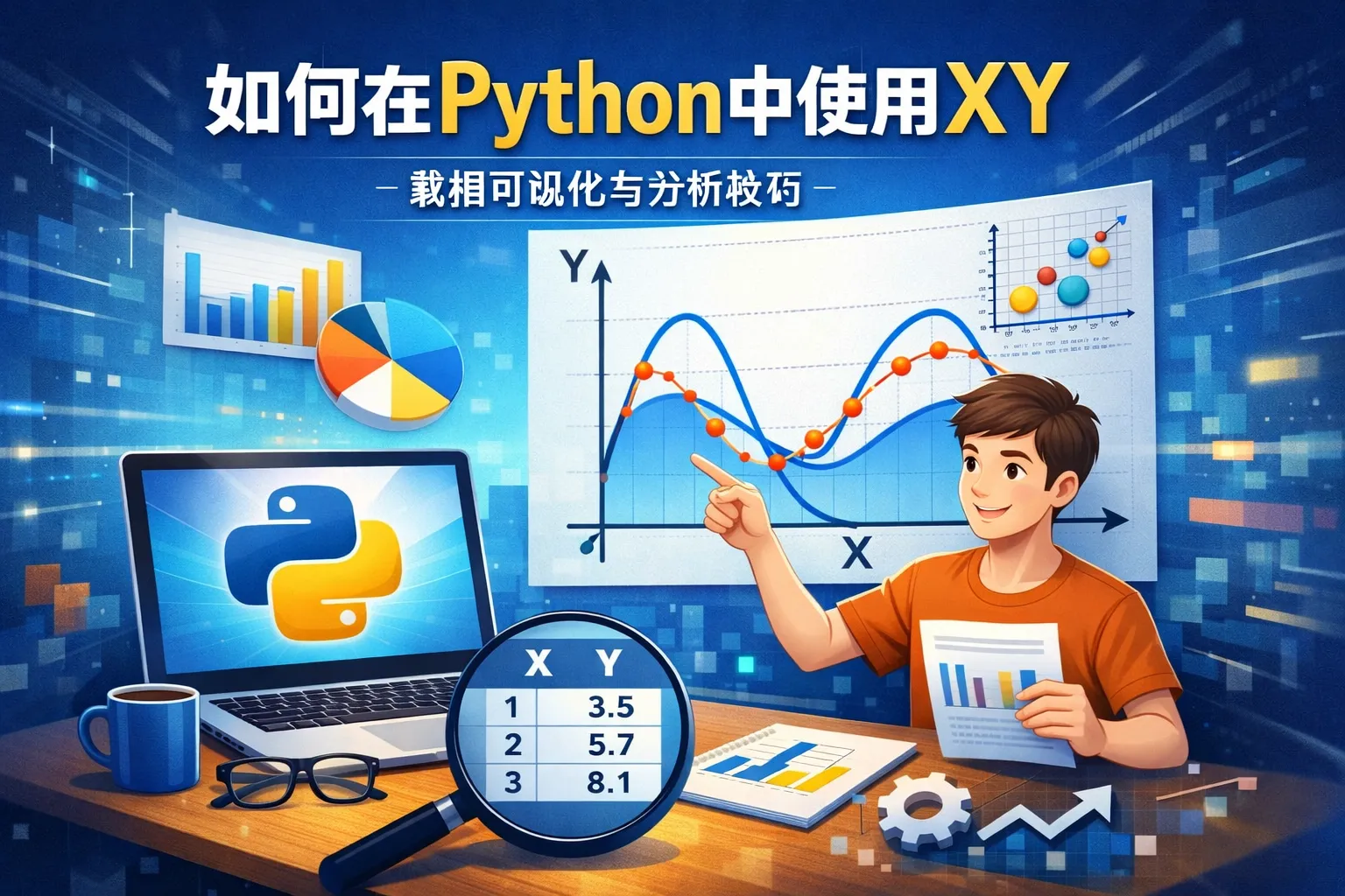 如何在python中使用xy