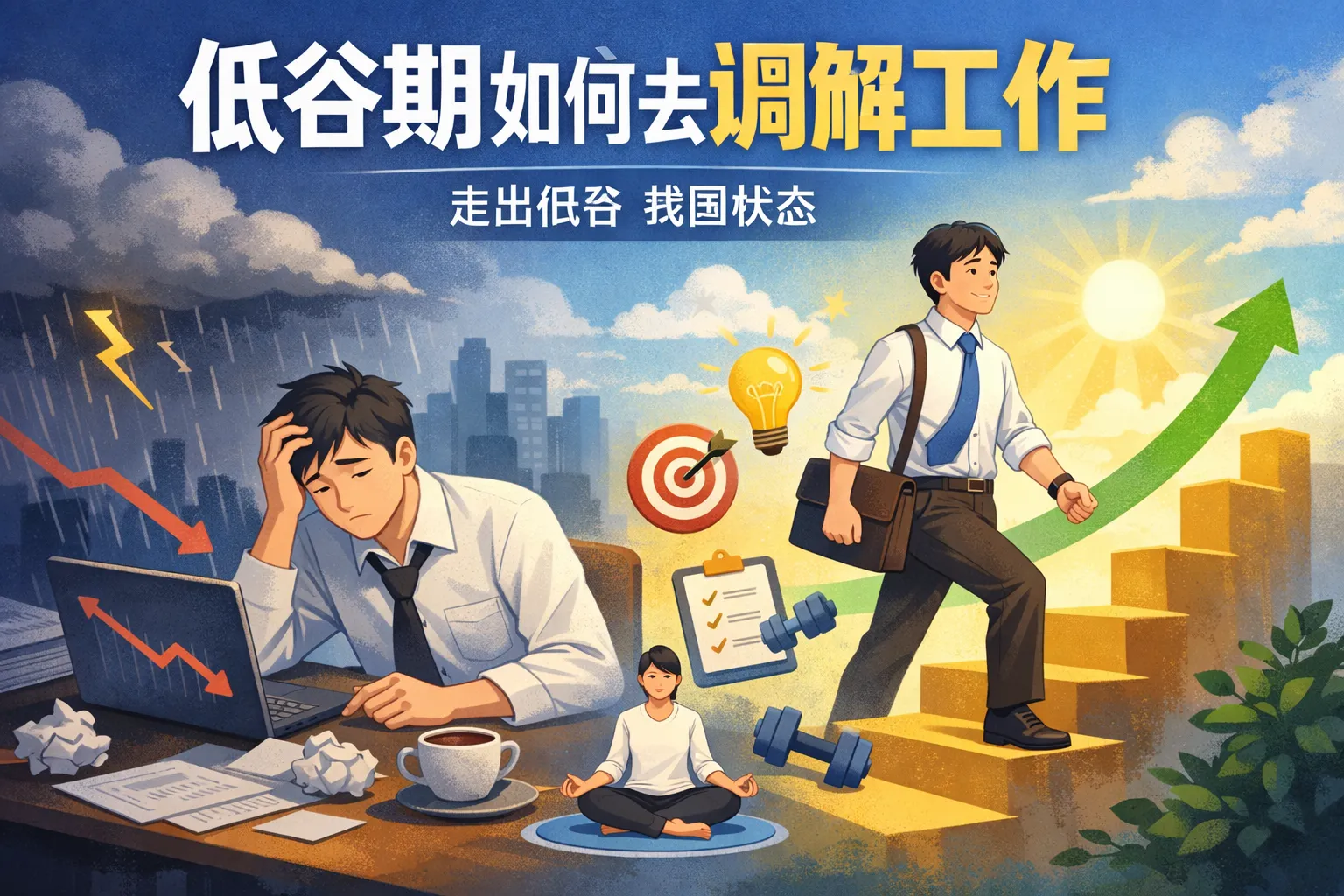 低谷期如何去调解工作