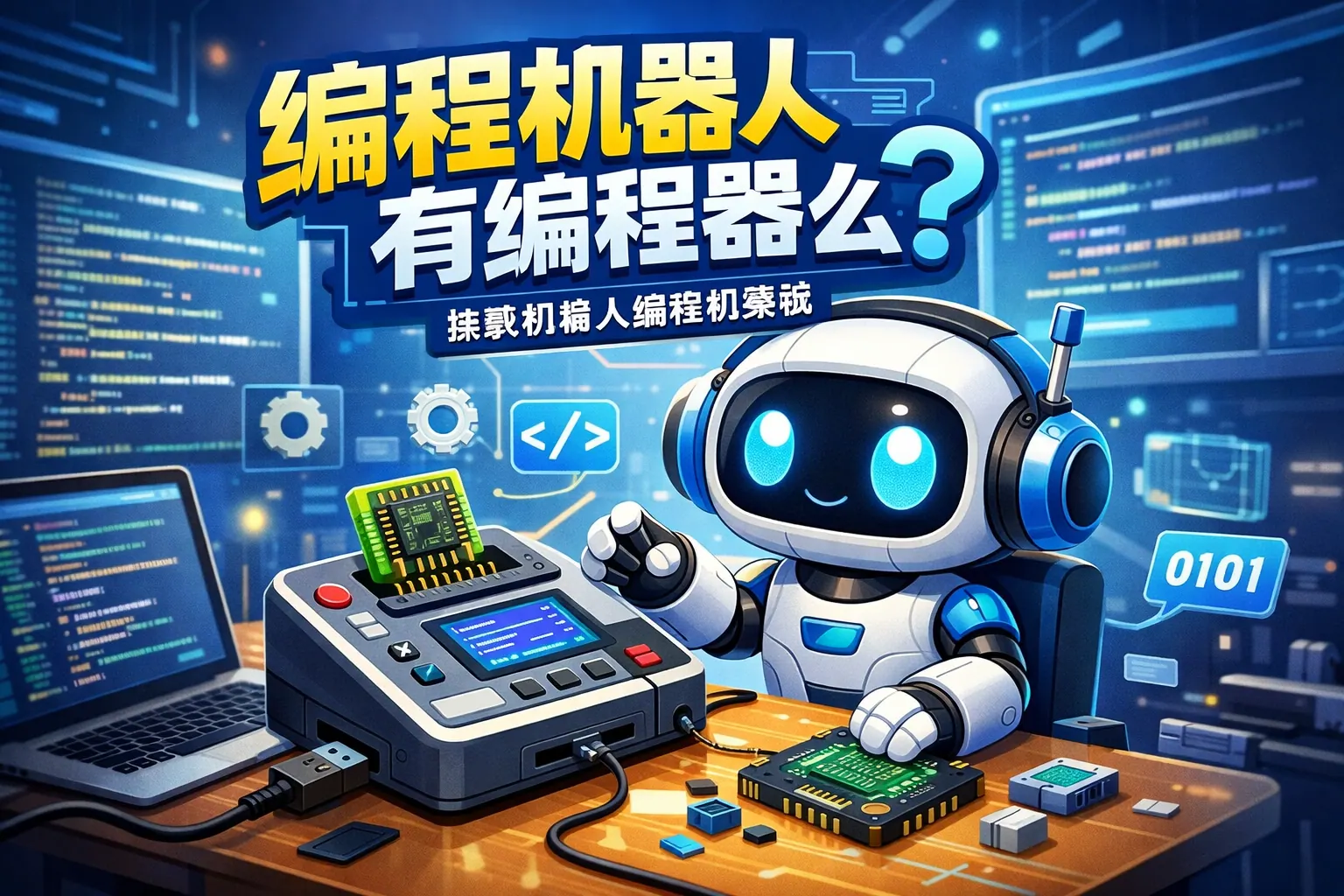 编程机器人有编程器么