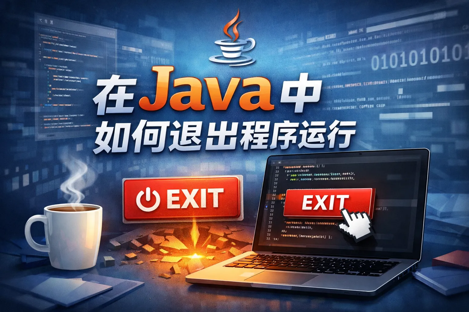 在java中如何退出程序运行