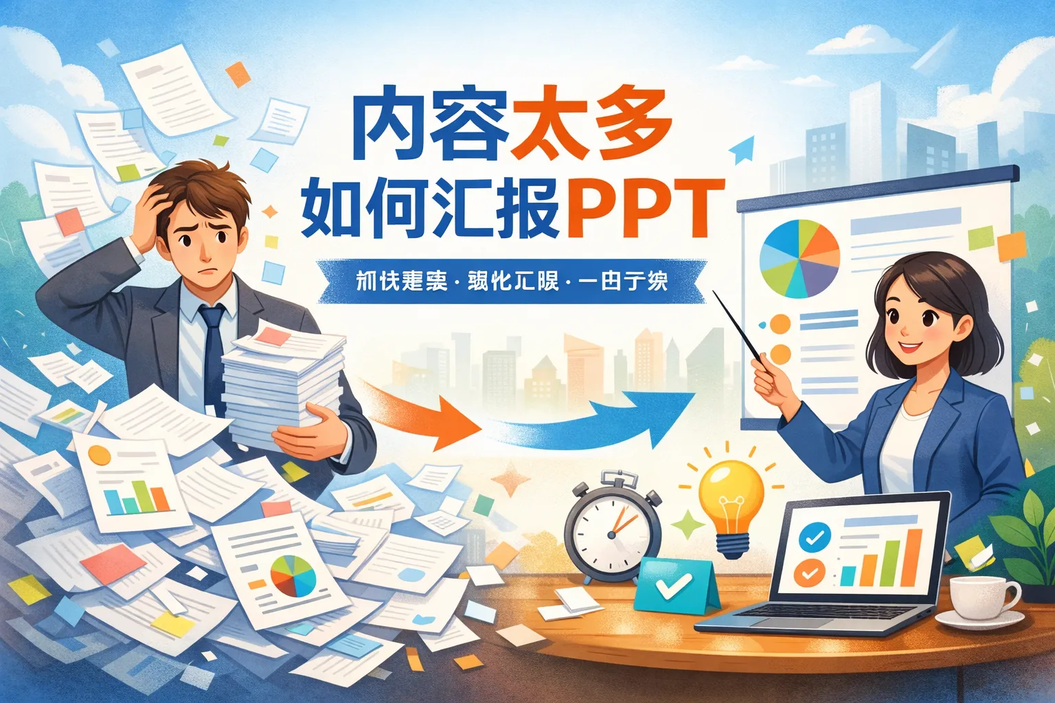内容太多如何汇报ppt