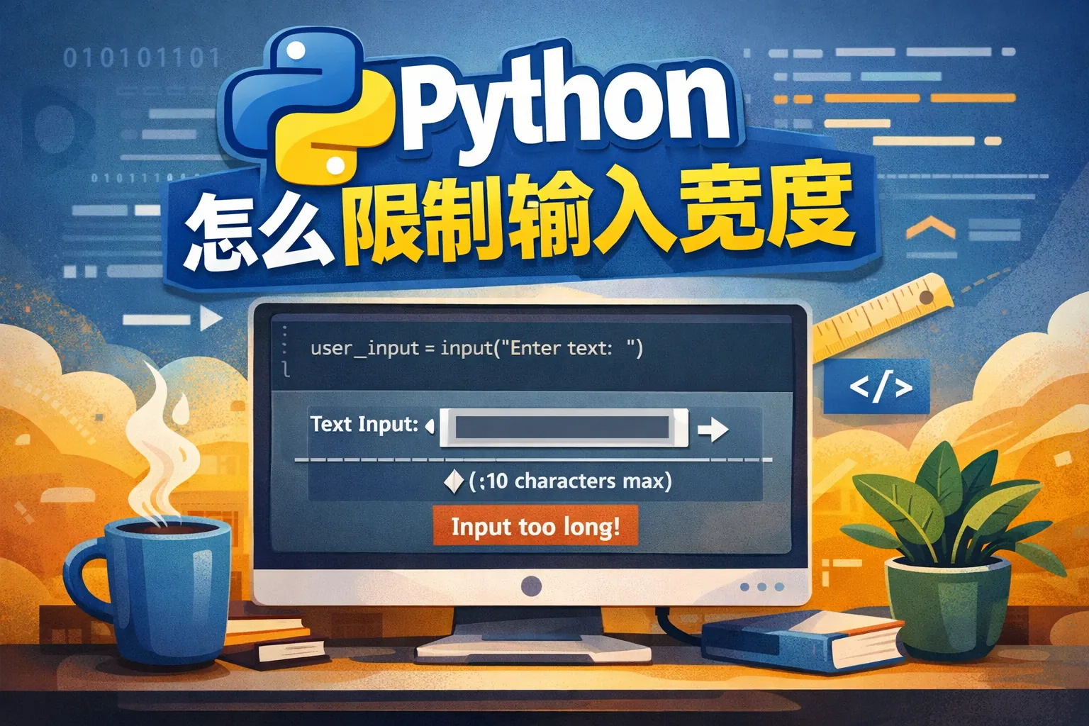 python怎么限制输入宽度