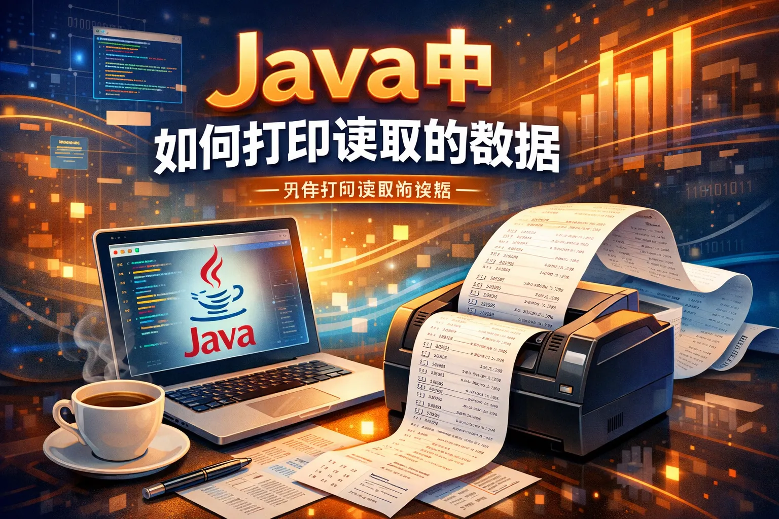 java中 如何打印读取的数据