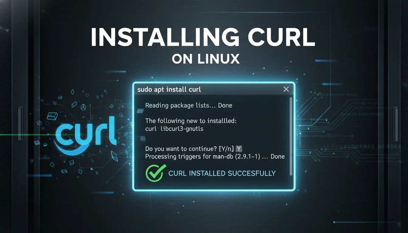 在linux上如何安装curl