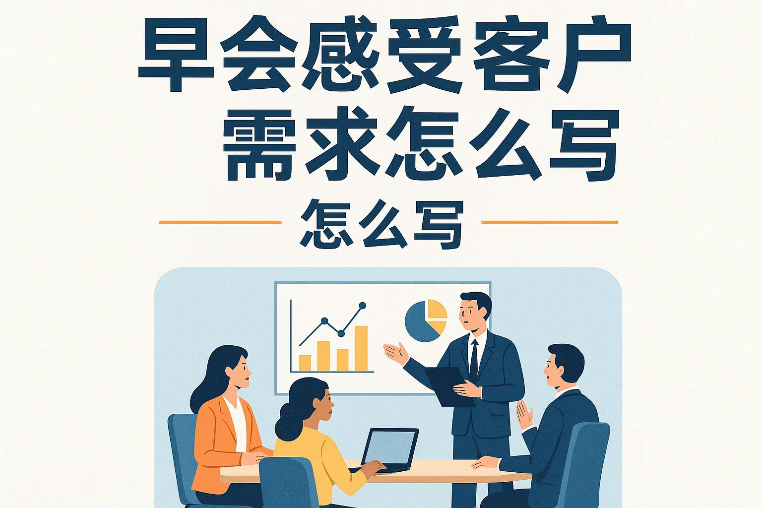 早会感受客户需求怎么写