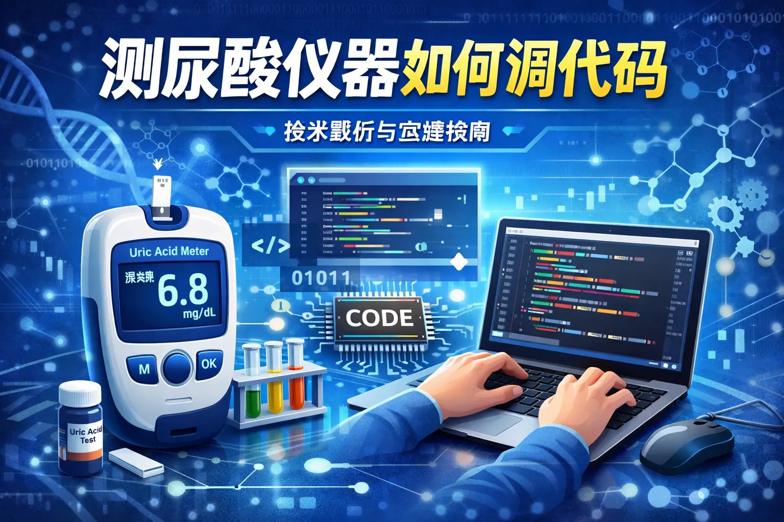 测尿酸仪器如何调代码