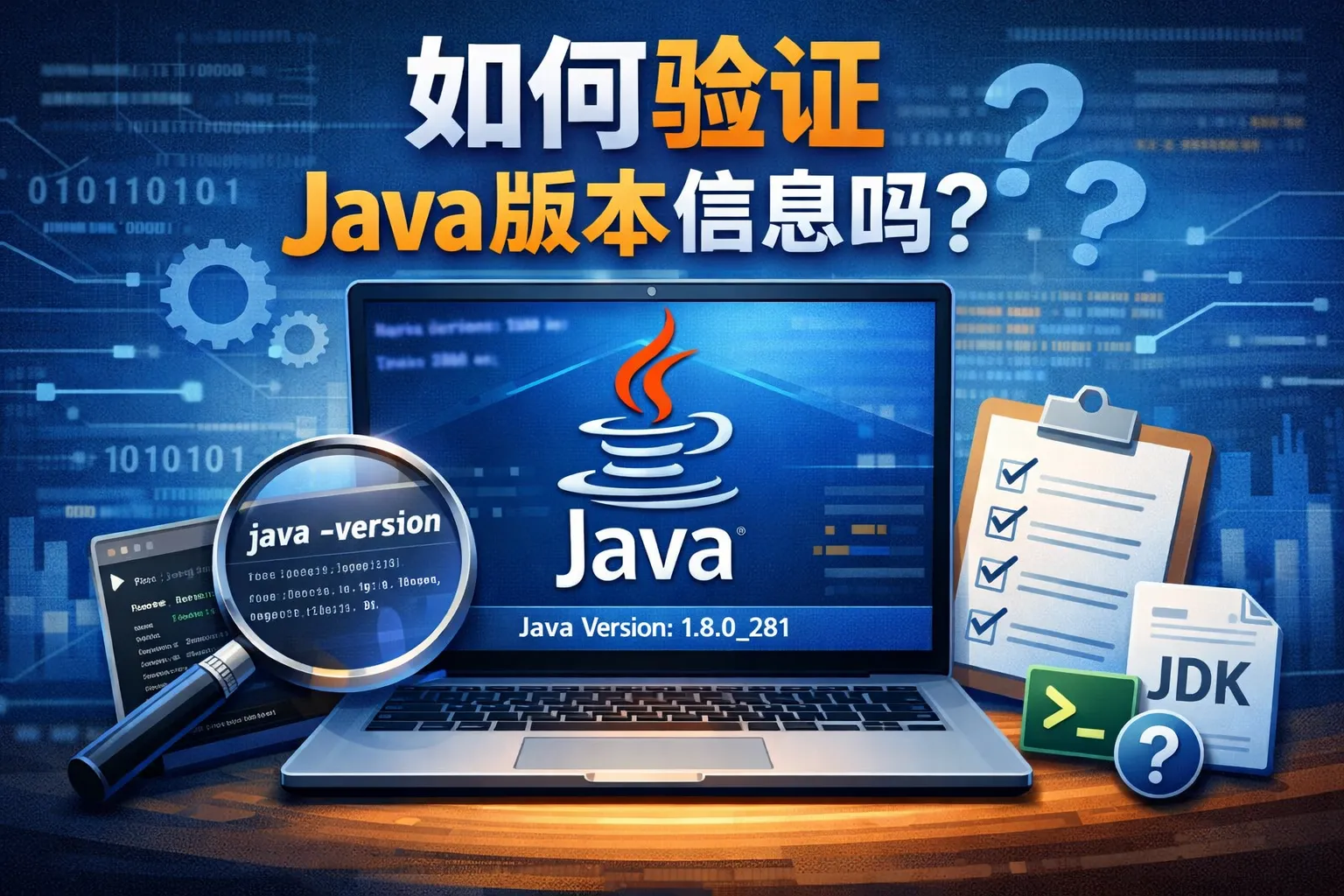 如何验证java版本信息吗