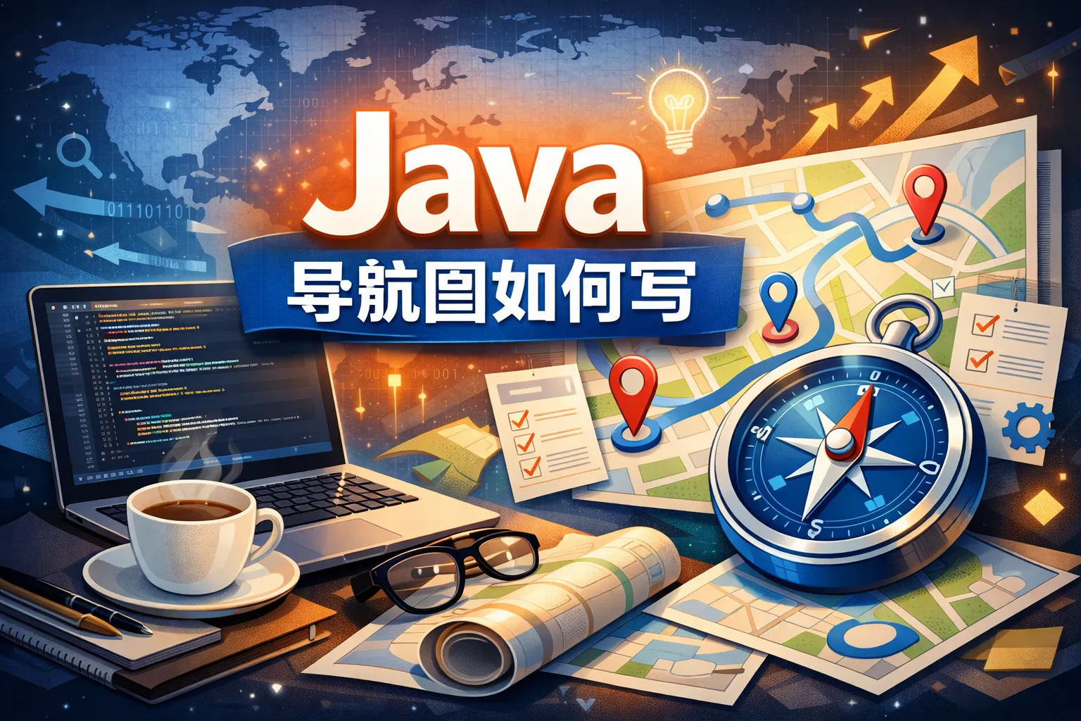 java 导航图如何写