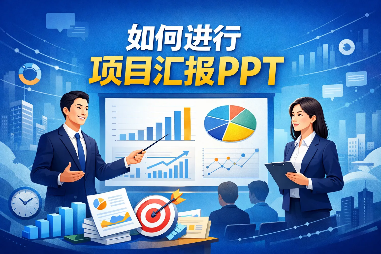 如何进行项目汇报ppt