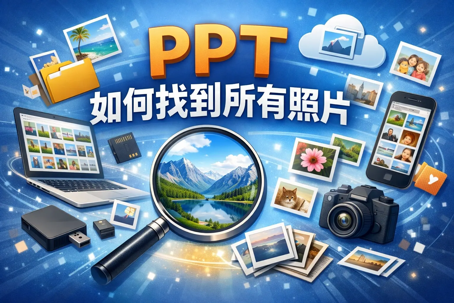 ppt如何找到所有照片