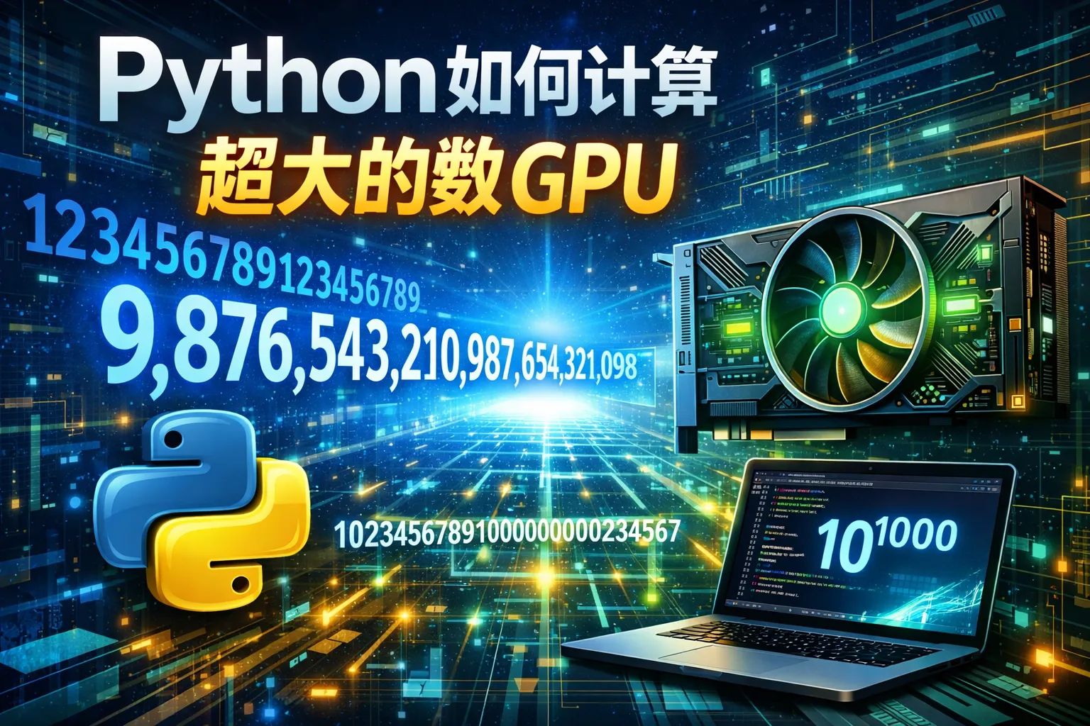 Python如何计算超大的数gpu