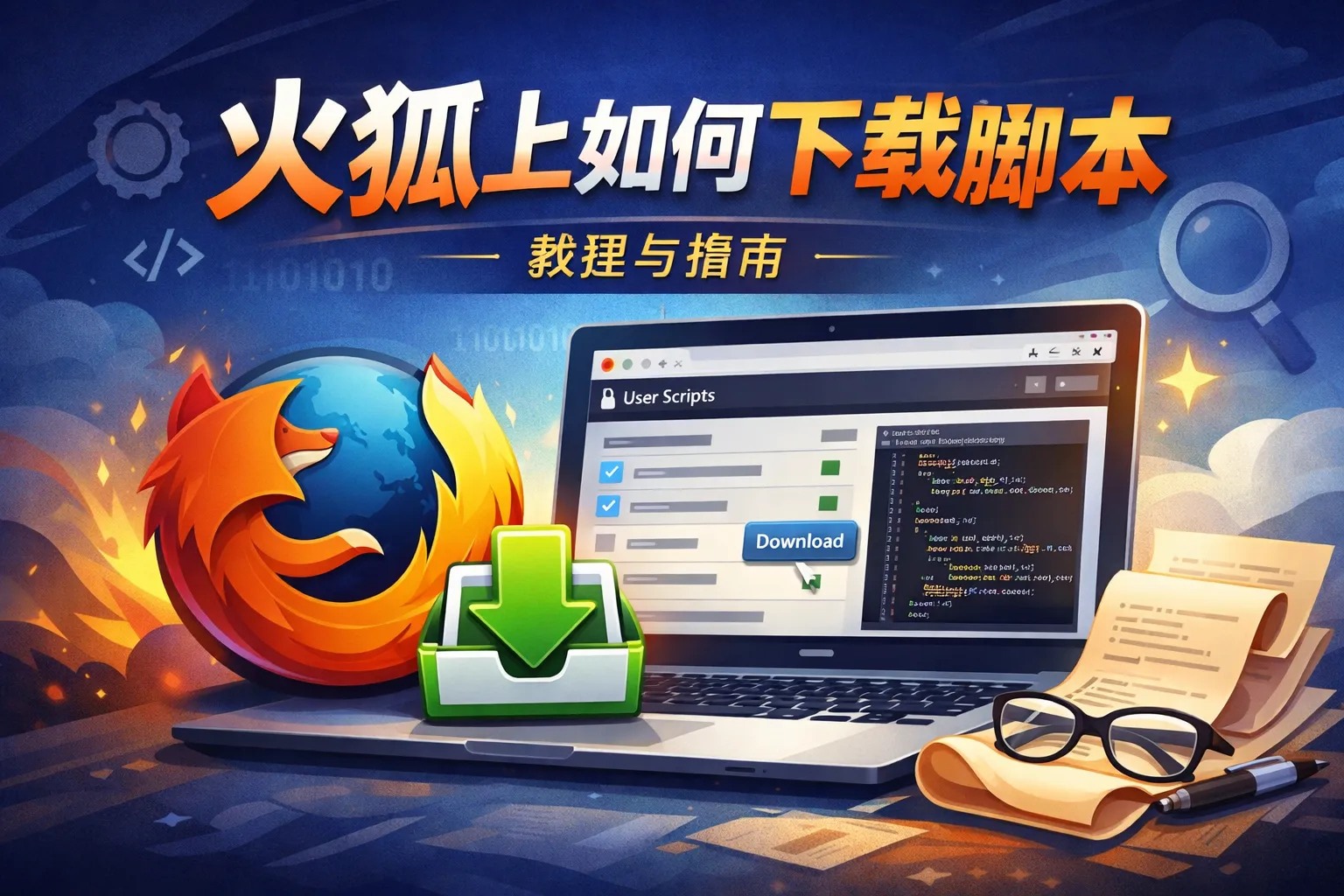 火狐上如何下载脚本
