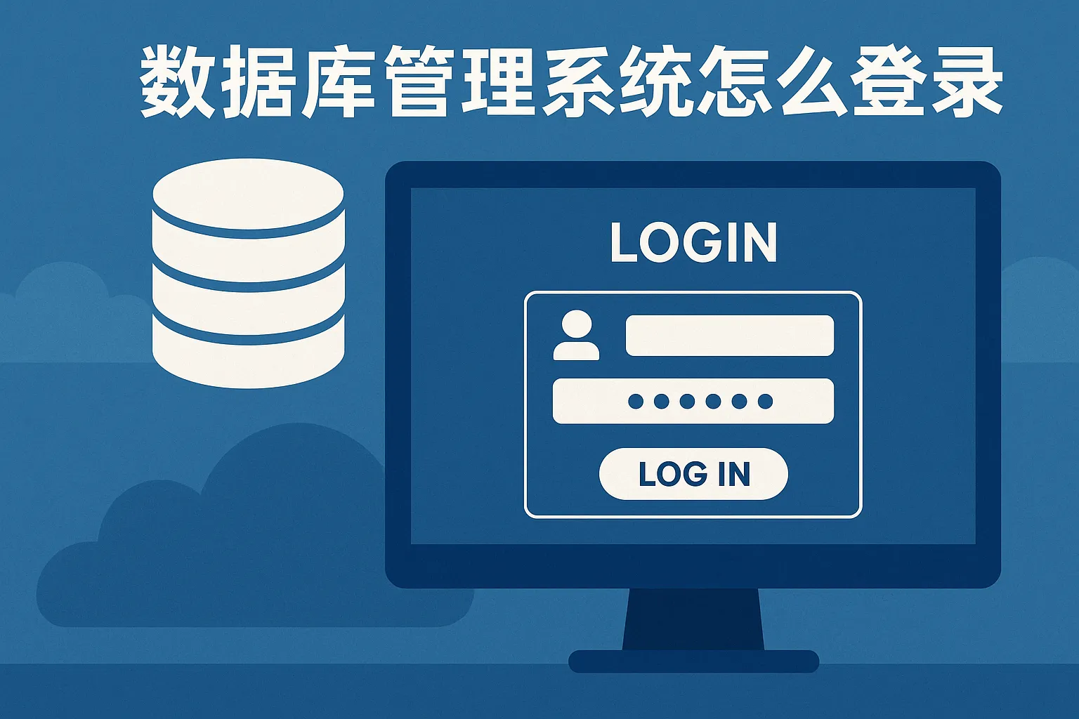 数据库管理系统怎么登录