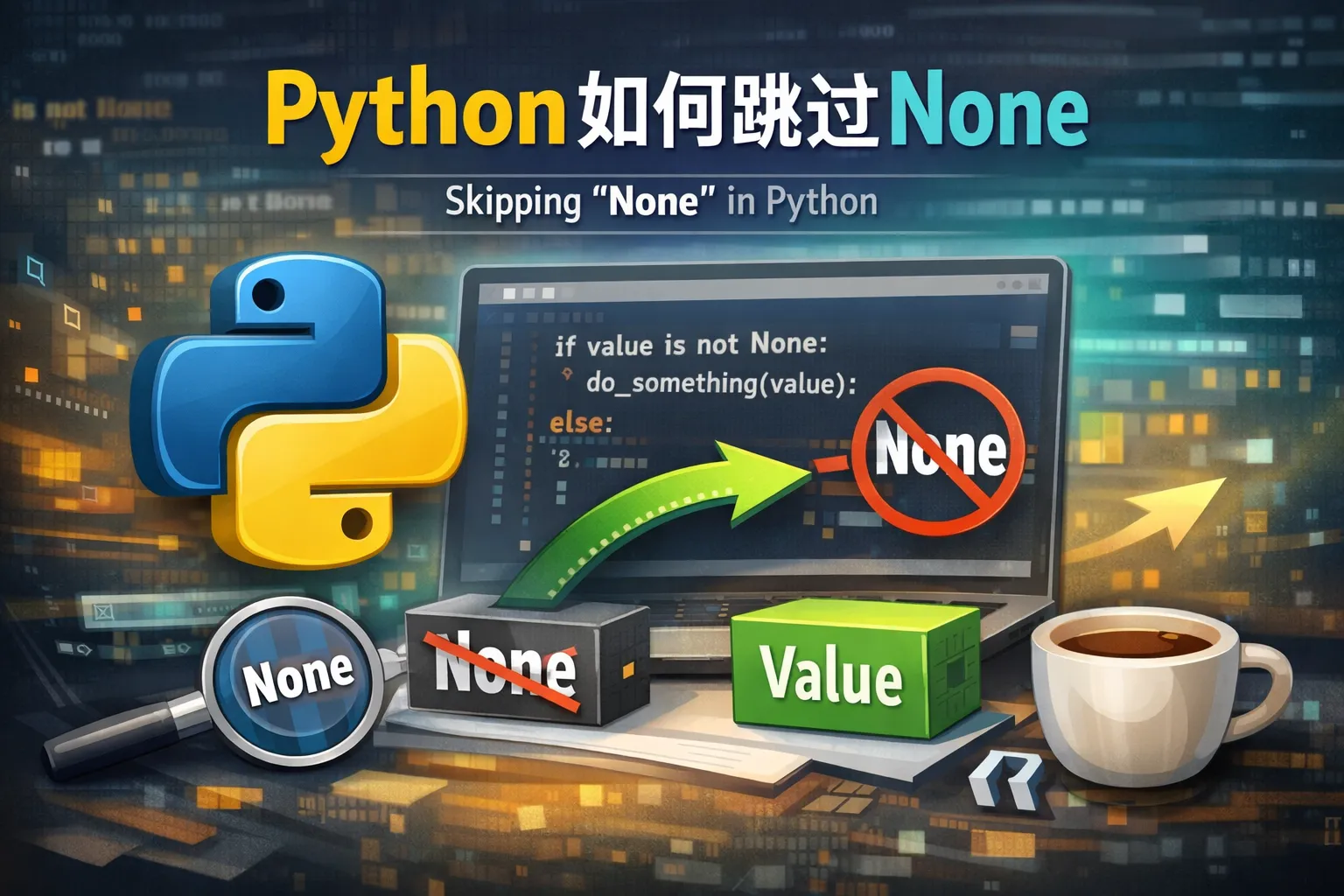 python如何跳过none