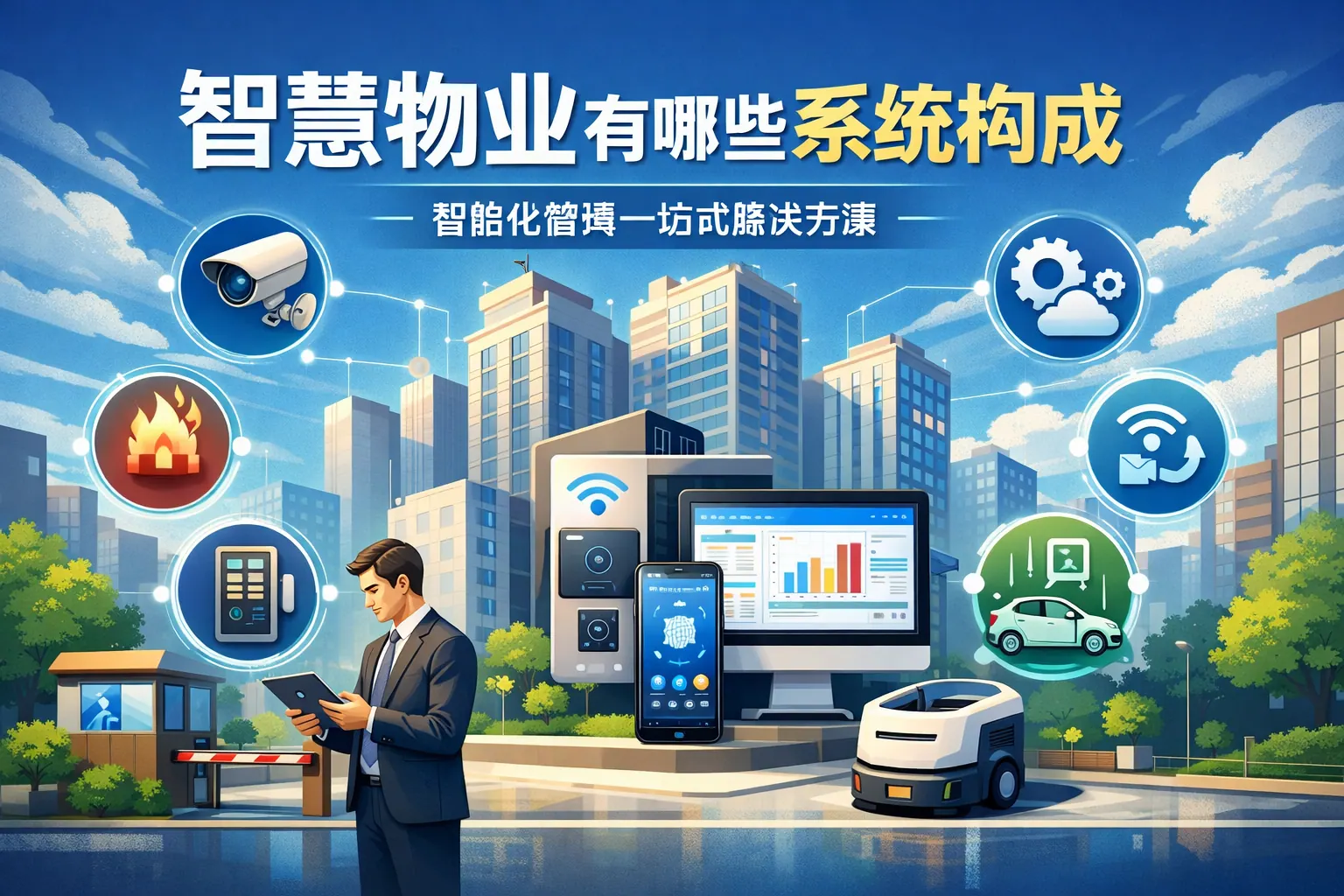 智慧物业有哪些系统构成