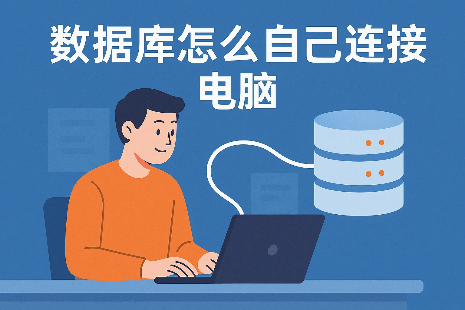 数据库怎么自己连接电脑