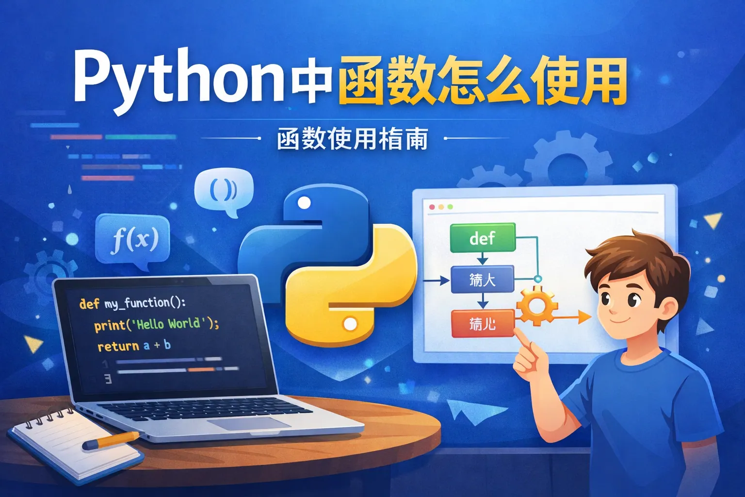 python中函数怎么使用